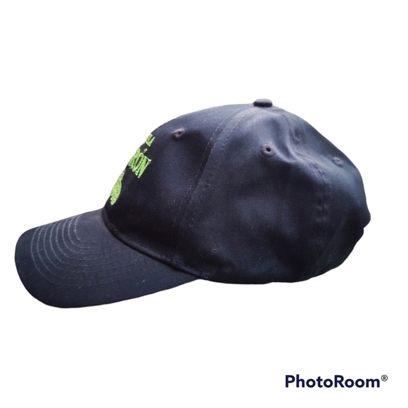 PATRON Tequila Black Green Embroidered Hat Cap Snapback One Size - Picture 3 of 6